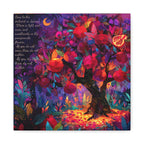 Pomegranate Tree Rumi Quote Art Print