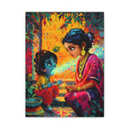 Baby Krishna and Yashoda Universe in Mouth Wall Art