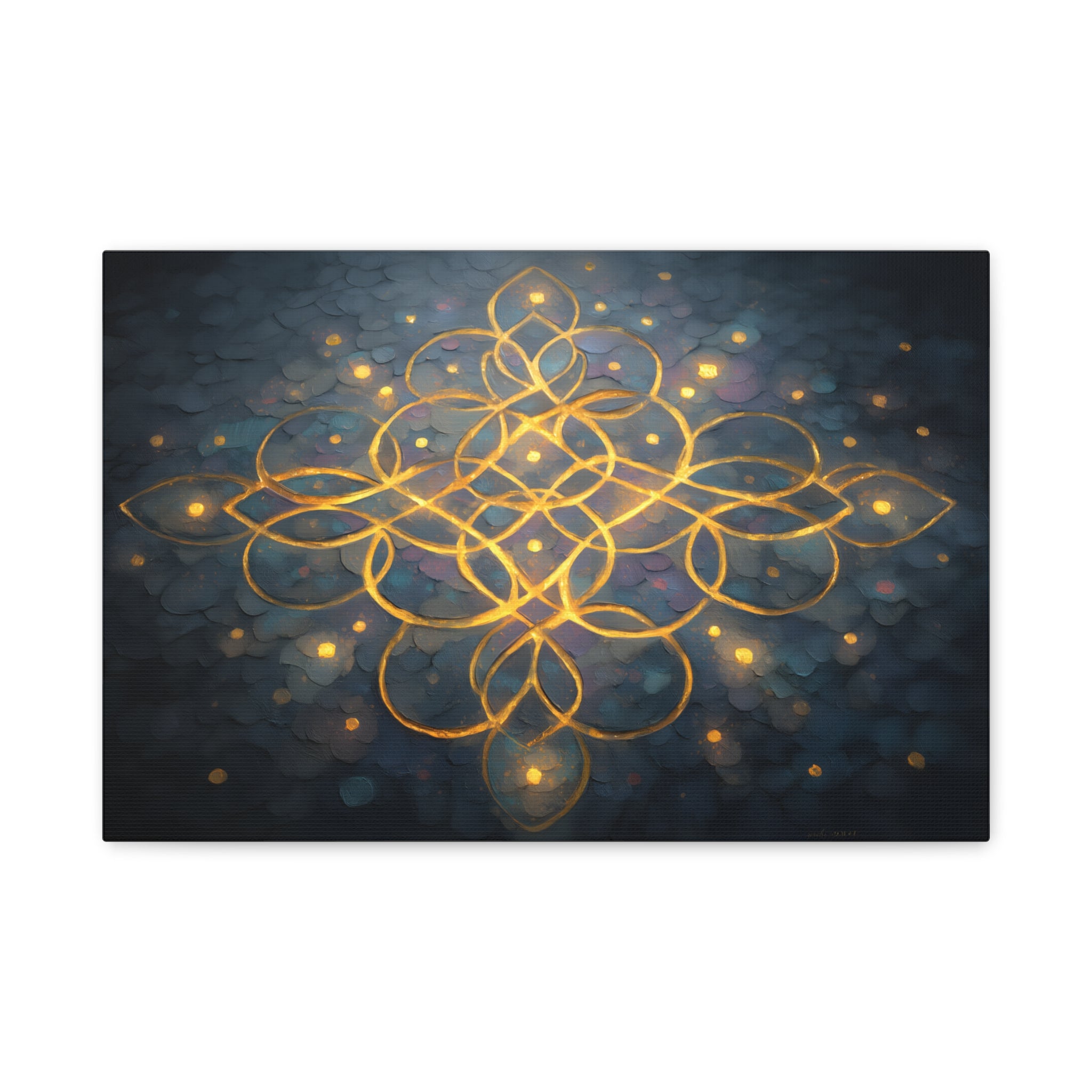 Digital Kolam – Modern South Indian Geometric Wall Art