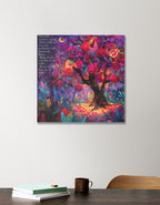 Pomegranate Tree Rumi Quote Art Print