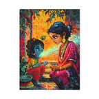 Baby Krishna and Yashoda Universe in Mouth Wall Art