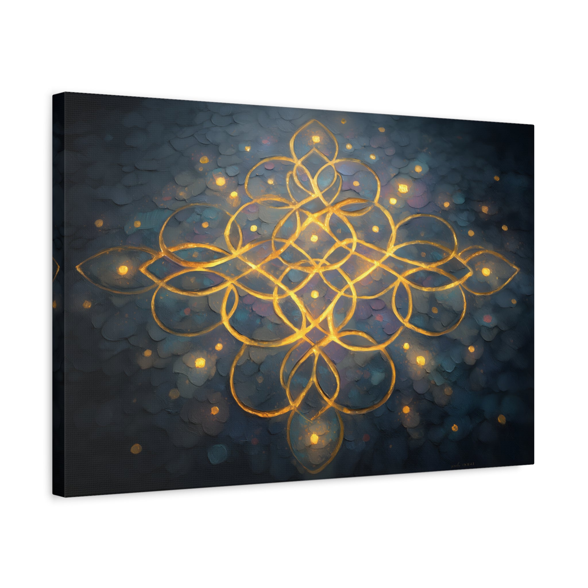 Digital Kolam – Modern South Indian Geometric Wall Art