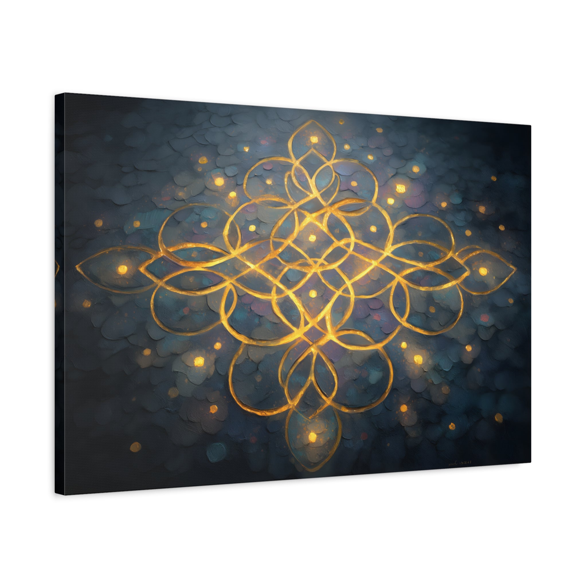 Digital Kolam – Modern South Indian Geometric Wall Art