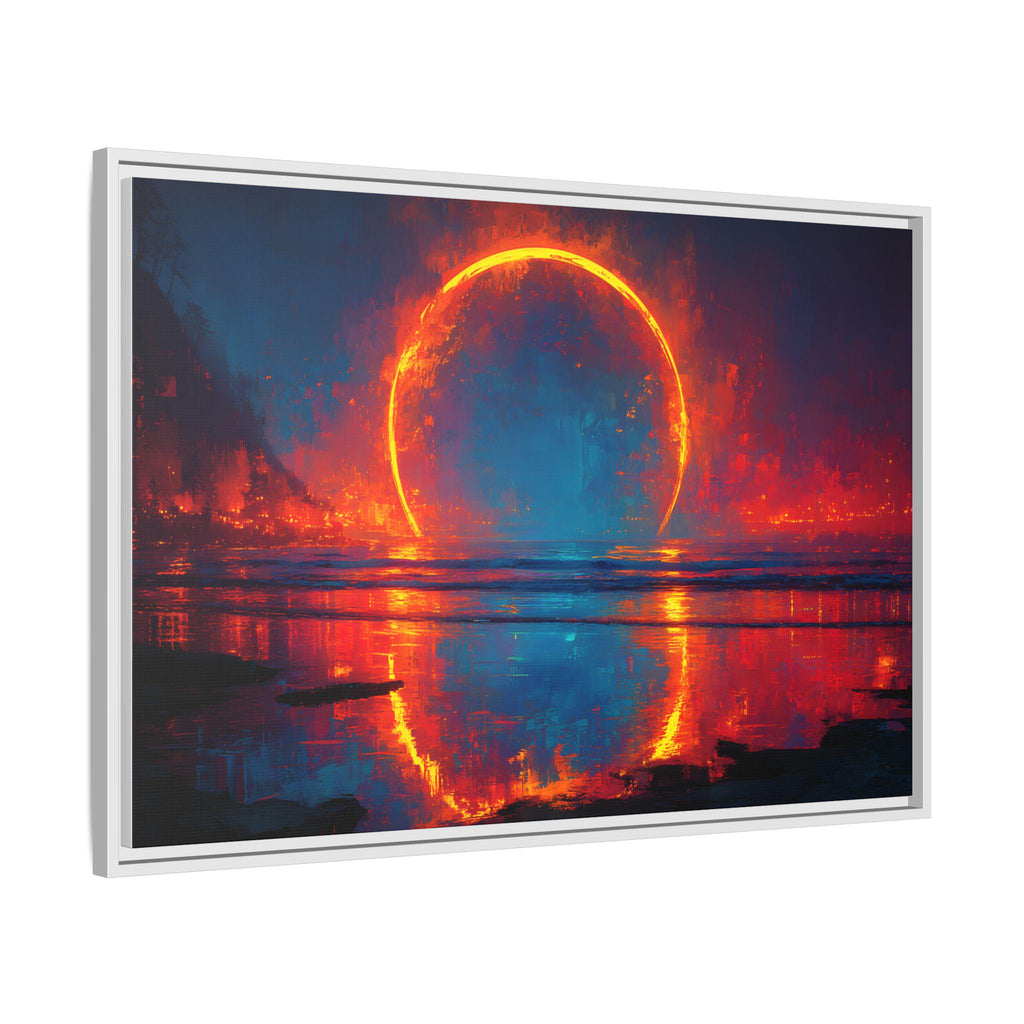 Eclipse Witness: The Horizon of Awe Celestial Fine Art Print