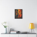 Tango Dancers Canvas Print, Oil Painting Style, Cosmic Art