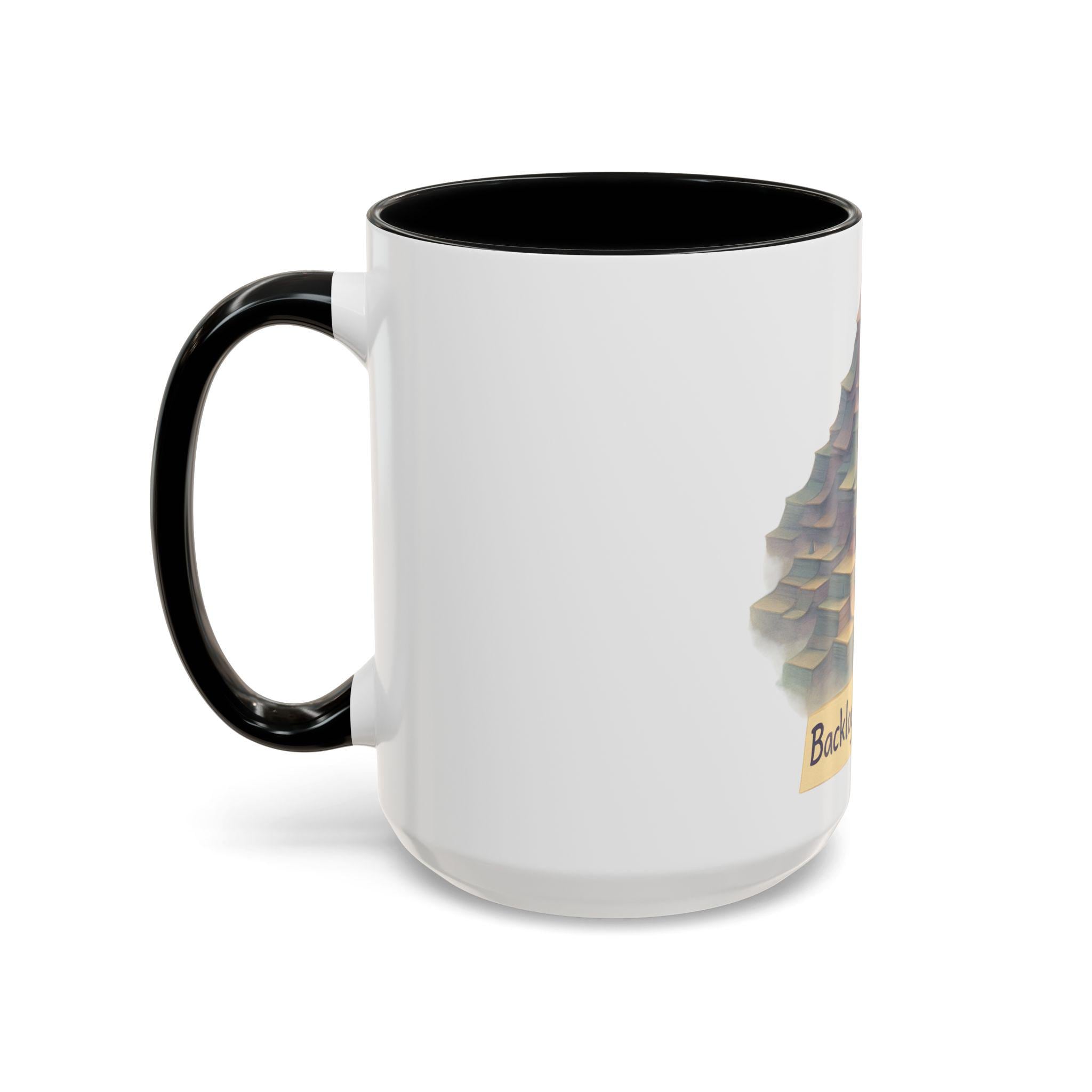 Product Manager Coffee mug featuring a Backlog Mountain | Accent 11oz 15oz