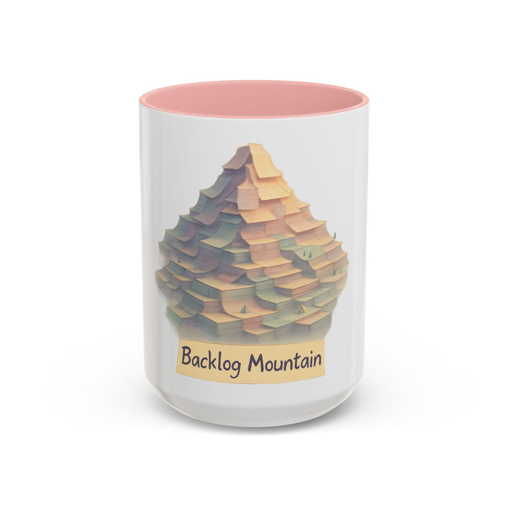 Product Manager Coffee mug featuring a Backlog Mountain | Accent 11oz 15oz