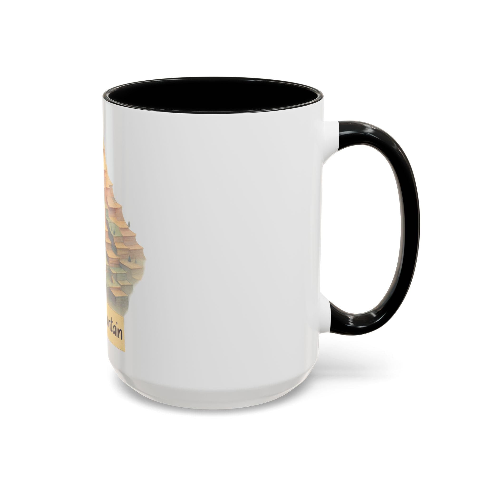 Product Manager Coffee mug featuring a Backlog Mountain | Accent 11oz 15oz